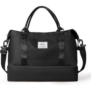 New Floless workshop Large Duffle Carry On Bag by Camill Emma, Ltd Edt Black